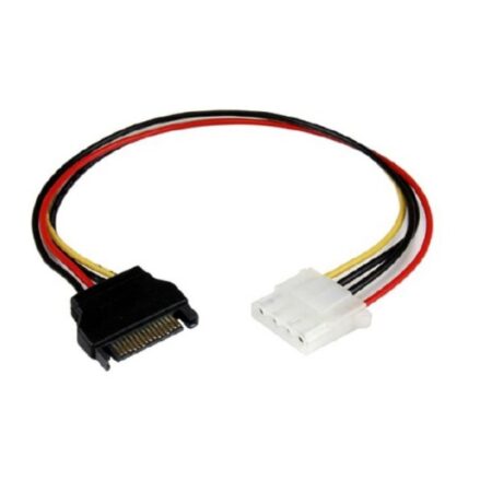 Cable Adaptador 15Cm De Poder Molex Lp4 4 Pines A SATA 15 Pines