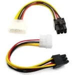 Cable Interno Lp4 A 6 Pines PCI Express Para Tarjeta De Video Brob