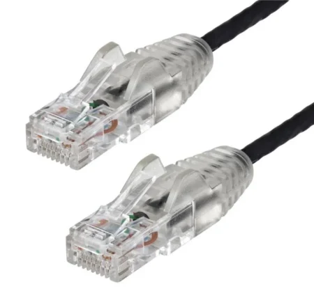 Cable 3M De Red Cat6 Sin Enganches Negro