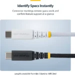 Cable De Carga USB-C Trenzado De 2M - USB Tipo C - Pd 60W 3A