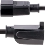 Cable De 1M 3Ft De Extension Iec 60320 C14 A Nema 5-15R