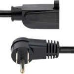 Cable De 2M 6Ft De Extension Acodado 5-15P A 5-15R