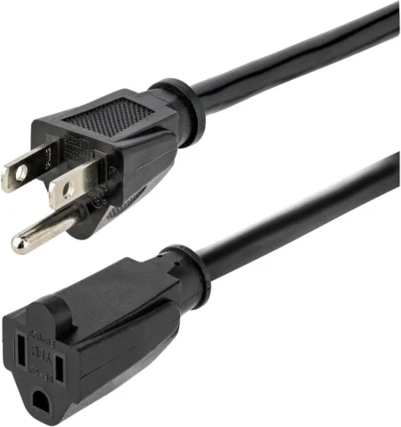 Cable 4.5M 15Ft De Extension Nema 5-15P A 5-15R