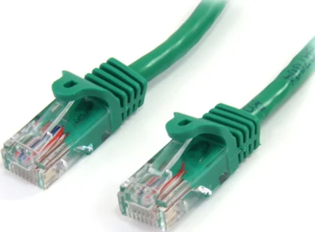Cable De Red 0.5M Verde Cat5E Ethernet Sin Enganche
