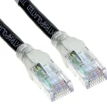 Cable De Red Ethernet Cat6A Bl Lindado De 3.6M Negro