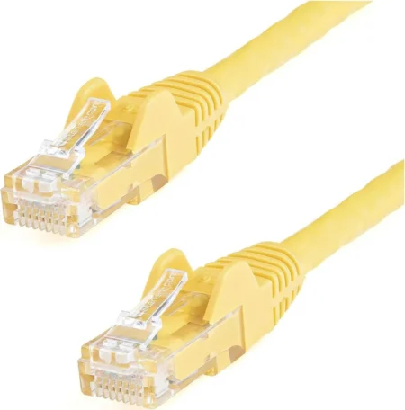 Cable Red 1.8M Amarillo Cat6 E Ethernet Gigabit Sin Enganches