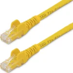 Cable Red 15Cm Amarillo Cat6 E Ethernet Gigabit Sin Enganches