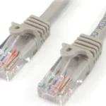 1M Cat6 Network Cable Clipless Gray
