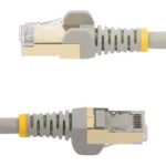 Cable De Red Ethernet Cat6A Bl Lindado De 1.2M Gris