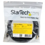 Cable De Red Ethernet Cat6A Blindado Stp De 3M Negro .