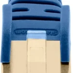 Cable 2.4M De Red Cat6A Azul Snagless PoE 100W RJ45