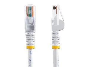 Cable De Red 0.5M Blanco Cat5E Ethernet Sin Enganche