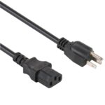 Cable 91Cm Corriente Para Pc Computadora C13 A Nema5-15P Tierra