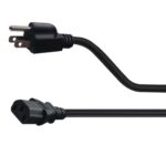 Cable 91Cm Corriente Para Pc Computadora C13 A Nema5-15P Tierra