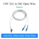 Cable De Fibra Optica Sc A Sc Upc Os2 Monomodo De 2M