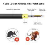 Cable De Fibra Optica Lc A Sc Upc Os2 Monomodo De 25M