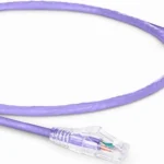 Ethernet Cable Cat6 Slim 15M Purple - Snagless Lszh