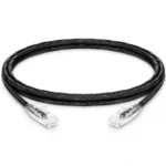 Cable Red 1.8M Negro Cat6 Ethe Ernet Gigabit Sin Enganches