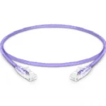 Ethernet Cable Cat6 Slim 15M Purple - Snagless Lszh