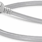 Cable De Red Ethernet Cat6A Bl Lindado De 1.2M Aguamarina