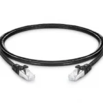 Cable De Red Ethernet Cat6A Bl Lindado De 4.5M Negro