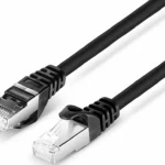 Cable De Red Ethernet Cat6A Bl Lindado De 4.5M Negro