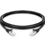 Cable 1.8M De Red Cat6A Negro Snagless PoE 100W RJ45