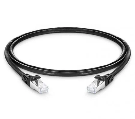 Cable De Red Ethernet Cat6A Bl Lindado De 1.2M Negro