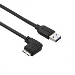 Cable 0.5M Micro USB Acodado A La Derecha Para Smartphones
