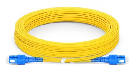 Cable De 15 M De Fibra Optica Aguamarina – Lc A Lc – 50/125