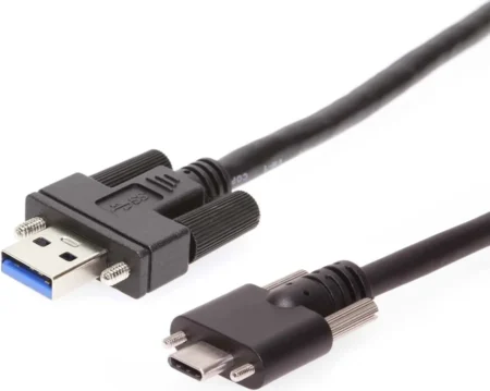 USB Port Lock With Rectangular Cable