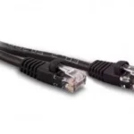 Cable 1.2M De Red Cat6A Negro Snagless PoE 100W RJ45