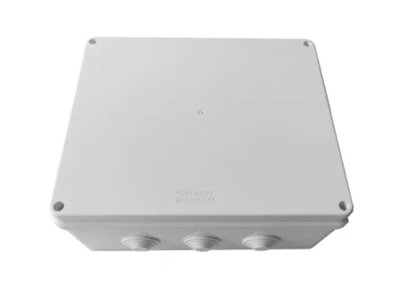 Caja De Conexiones Impermeable Linkedpro Lp-Wbx-300/IP65/12 Entradas/300X250X120Mm/Para Instalaciones Industriales-Comerciales Y Residenciales/Incluye Tornilleria Para Su Instalacion
