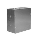 Caja Extra Grande 10"X10"X4" Raco/Profundidad 4"/Entradas Laterales-Finales 2 Entradas De 1/2"-3/4"/1 Entrada De 3/4"-1"/2 Entradas De 1"-1 1/4"/Incluye Tapa/Hub-Sc-1010-04G