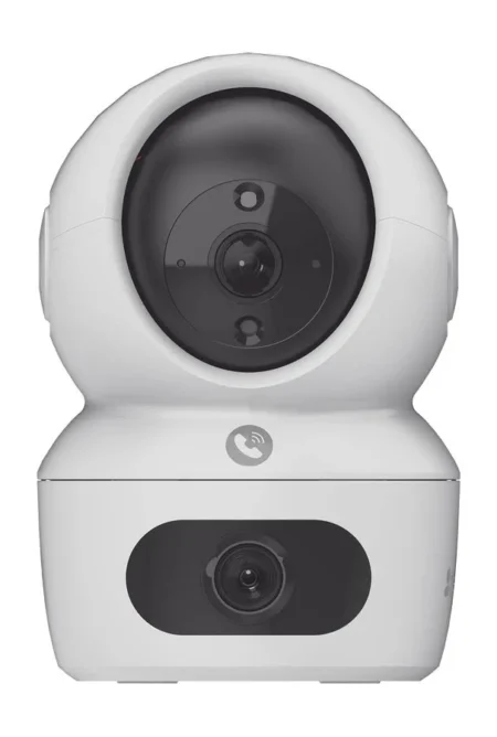 Camara IP WiFi Ezviz Cs-H7C/4Mpx/2.8Mm/Doble Lente/Para Interiores/Micro SD/2.4-5Ghz/80Mhz/Blanco