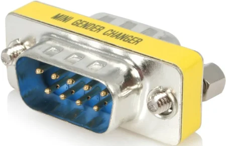 Cambiador De Genero Db9 Serial Slimline Macho A Macho