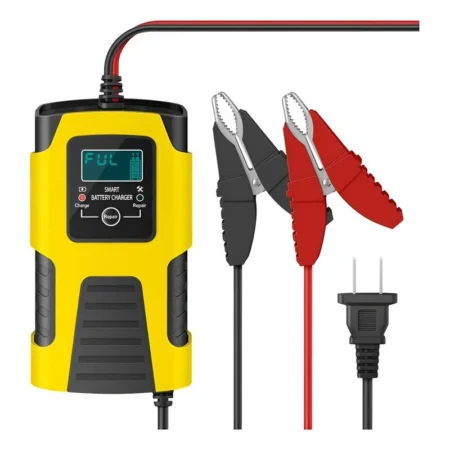 Cargador Para Baterias Steren Br-500 De Acido/2 Puertos USB/Salida 6/12V