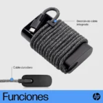 Cargador USB-C 65W HP Para Laptop Tableta Y Smartphone 1Yw