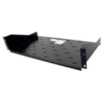 Charola Deslizante Perforada 2U Ajustable De Rack 22.7Kg .