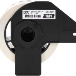 Cinta Negro Sobre Blanco 6Mm X 8M