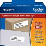 Cinta Negro Sobre Blanco 6Mm X 8M