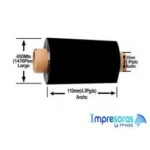 Cinta De Resina Zebra Ribbon 05095Bk11045 De 110Mmx450Mts/Para Impresora Industrial/Formul 5095/1 Rollo