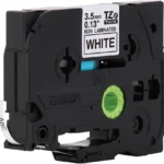 Cinta Negra Sobre Blanco 3.5Mm Super Narrow Tape