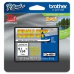 Cinta Negra Sobre Blanco 3.5Mm Super Narrow Tape