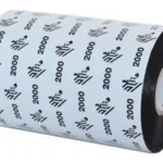 1 Rollo Wax Ribbon 110Mmx300M 4.33Inx98 2000 Standard 25Mm 1In Co