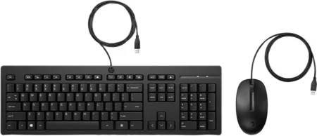 Combo Teclado Y Mouse Optico HP 225 Con Cable USB-A 1200Dpi 1Yw
