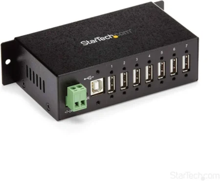 Hub Concentrador USB 2.0 7 Puertos Industrial Esd