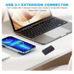 Jack USB-C A USB-C Hembra- Hembra