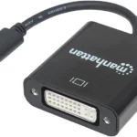 Convertidor USB-C 3.1 A DVI Manhattan 152051 Negro