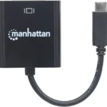 Convertidor USB-C 3.1 A DVI Manhattan 152051 Negro